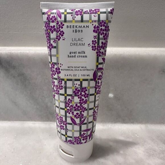 NWT Beekman 1802 Lilac Dream Goat Milk Hand Cream Lotion 100ml - Picture 1 of 2